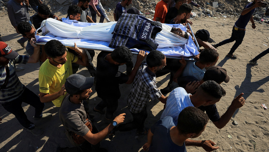 189 palæstinensiske journalister dræbt i Gaza på tre år